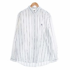 빈폴 화이트 스트라이프 면 긴팔셔츠 남자 L [115] 2486