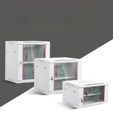  나스 호스팅 전산 통신 서버 캐비닛 네트워크 장비 랙 F. 12U-60x45x65cm-블랙/회백색  상품 이미지