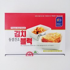 산마을 동결건조 김치블럭 건조 김치 여행용 8개입, 6box, 480g