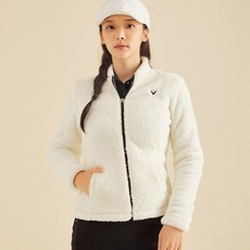 캘러웨이 여성 뽀글이 점퍼 CWJUJ7702-101_G