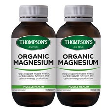 톰슨(Thompsons's) 톰슨 유기농 마그네슘 120 정 X 2개, 240정, 1세트