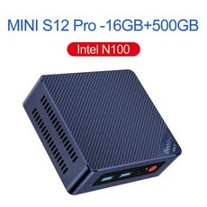 미니PC 가정용 비링크 Beelink 데스크탑 게이밍 컴퓨터 미니 S12 프로 N100 S 인텔 N5095 PC N95 8GB 128GB SSD VS J4125 GK GK3V, CHINA, Intel Processor + EU(한국호환가능), N100 16G500G