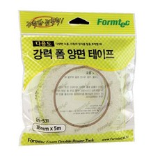 한국폼텍 강력 폼 양면테이프 18X5, 5개