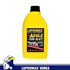 루프로맥스 AEGLE 10W50 4T 고성능 오토바이 합성엔진오일 1L 고점도 열안정성 엔진보호, 1개, .