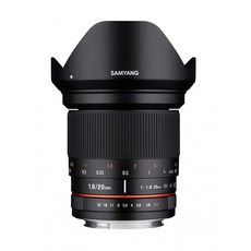 SAMYANG 단초점 렌즈 20mm F1.8 ED AS UMC 후지 필름 X용, 1개