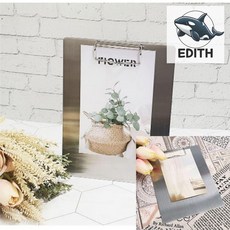 실버 바인더 가죽북커버 북커버 감성문구 다이어리 북스탠드 감성다이어리 파일 책커버 화일철