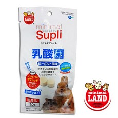 곰찌 [마루칸] 소동물 유산균 타블렛 10g 소분 햄스터간식 이갈이 사료 소동물, 1개