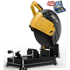 금속 절단기 알루미늄 고속 슬라이딩 소형 각도 컷팅, 355중공업용GT69800W+그라인딩휠1개, 1개