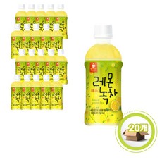 웰그린 레몬녹차 340ml 20패트, 20개