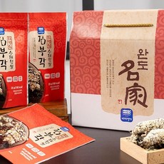 기타 [완도명가]저염식수제찹쌀김부각 35gx3봉x2세트, 35g, 6개
