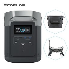 [ECOFLOW 전용가방+캠핑웨건 100% 증정] 에코플로우 파워뱅크 델타 2+전용가방 대용량 휴대용 캠핑용 차박 배터리