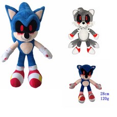 크로스오버 진공 Sonic exe 게임 정신지옥 소닉 인형 인형. 지옥소닉, 28cm 피띠 소닉, 1개