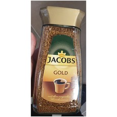 (독일마트) 1+1 JACOBS 야콥스 제이콥 골드 인스턴트커피 블랙커피 즉석커피 아메리카노 200g Gold Instant