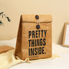 최화정 런치백 런치박스 종이보냉백 방수