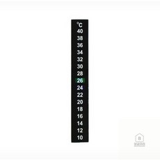 수족관 부착 온도계 스티커형 어항 수조 수온측정기, 1개