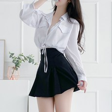 여성크롭블라우스