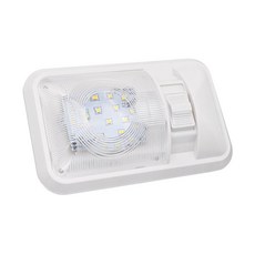 렌즈가있는 단일 돔 조명 3 방향 스위치 LED 천장 조명 보트 캠퍼 트레일러 800lm 24x2835SMD 조명기구 백색광