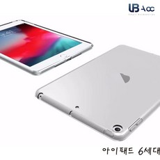 (착한가격)_UB 아이패드 6세대 클리어 젤리 케이스_(AN4116+99205), 본상품선택