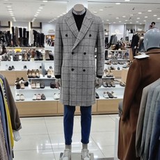 남자체크코트