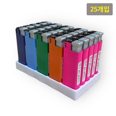 편의점 메탈 터보라이터(토치라이터) 25개입, 25개, 메탈토치