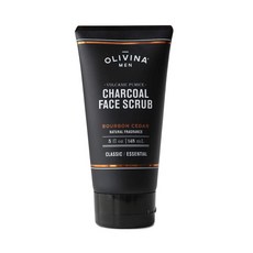 olivina 남자 화산 경석 목탄 얼굴 스크럽 5 액량 온스, One Color, One Size