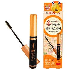 스킨애 옻안타는헤어마스카라 흰머리 새치머리 커버, 검정, 4개