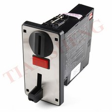 DG600F 자동 판매기 용 6 가지 멀티 코인 수락 자 세탁기 아케이드 게임기 용 CPU 코인 선택기, 한개옵션1, 02 Stainless steel