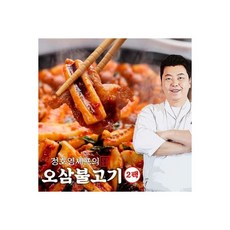 319211 정호영셰프신선담은 손질왕낙지 170g x 6팩 + 비법담은 볶음소스 50g x 6팩, 정호영셰프의 신선담은 오삼불고기 260g x 2팩