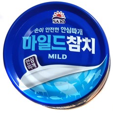 사조대림/참치/통조림/사조 마일드참치 85g, 1개