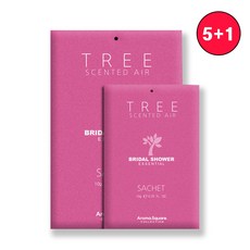 아로마 스퀘어 종이 방향제 걸이형 5+1 브라이덜샤워 소형