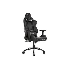 AKRACING 게이밍 의자 책상 의자 블랙 검정 OVERTURE 고내구 PU 가죽 180도 안락한 재택 원격 3년 보증