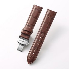 해밀턴 호환 시계 스트랩 가죽 시계줄 남성용 여성용 버클 밴드