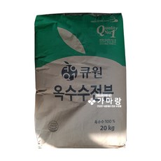 큐원 옥수수전분 20kg N-GMO 삼양사 대용량, 1개