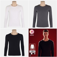 애니바디 [WARM-FIT][단품]웜핏 남성 크루넥 (긴팔) ANUM19W71