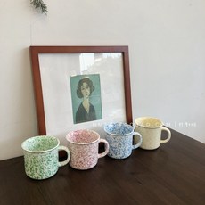 올리브 크로우 머그컵 민트마블 홈카페, 블루