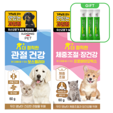 일동펫 강아지 비오비타펫 관절건강+체중조절 프로바이오틱스 영양제 2개 세트 (+신바이오틱스 3P 증정)