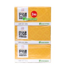 민생 미용티슈 250매X3입
