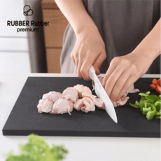 러버러버 X 파커아사히 콜라보 고무도마 항균 합성고무 도마, 1개