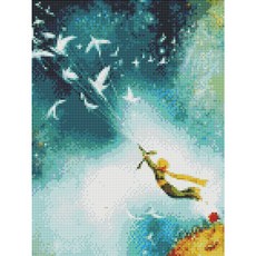 보석십자수어린왕자