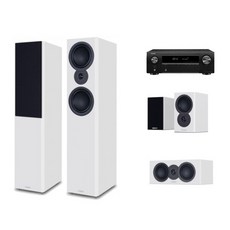 [없음] 데논 AVR-X250BT + 미션 LX-5 MK II 5채널(LX1/LXC1) 홈시어터 홈시네마, LX 5MKII:5채널(블랙)