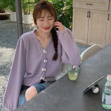 미엘리본가디건