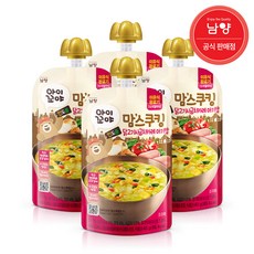 아이꼬야 완료기 맘스쿠킹 이유식 15개월부터 닭고기시금치카레 아기밥, 4개, 140g - 맘스쿠킹15개월