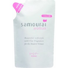 일본직발송 6. SAMOURAI WOMAN(사무라이 우먼) 사무라이 우먼 샴푸 리필용 400ML B00EJ77REW, 400ML X 1_One Color, 1개
