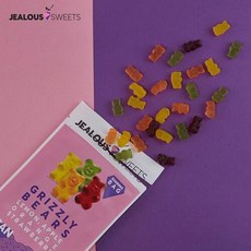 젤러스스윗 그리즐리베어스 비건 곰돌이 젤리 다이어트 간식 125g, 1개