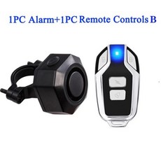 무선 진동벨 세트 카페진동벨 호텔벨 식당 주문벨 WSDCAM-자전거 경보 방수 자전거 진동 USB 충전 원격 제어 오토바이 보안 보호 120 도 회전 모터사이클 안전성 향상, C, 1개