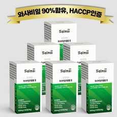 살므시 와사비잎 추출물 HACCP인증, 12개월, 6개, 60정