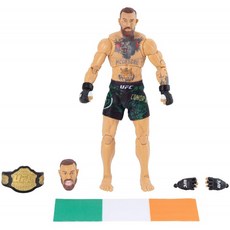 UFC Ultimate Series Limited Edition Conor McGregor 6인치 수집기 동작 그림 - 대체 헤드 및 장갑 손 파이트 반바지 벨트