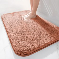 FASEN 융모 클래식 빨아쓰는 호텔 주방 욕실 타월 발매트 먼지없는 워셔블 사계절 코지 소프트 솔리드 발매트, DD-22.핑크