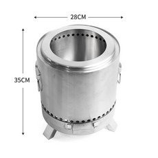 야외 펠렛 장작 난로 화로대 불멍 모닥불 숯불 우드 펜션 스토브, M Wood Stove