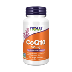 나우푸드 CoQ10 100mg 베지 캡슐 비건 글루텐 프리, 1개, 90정